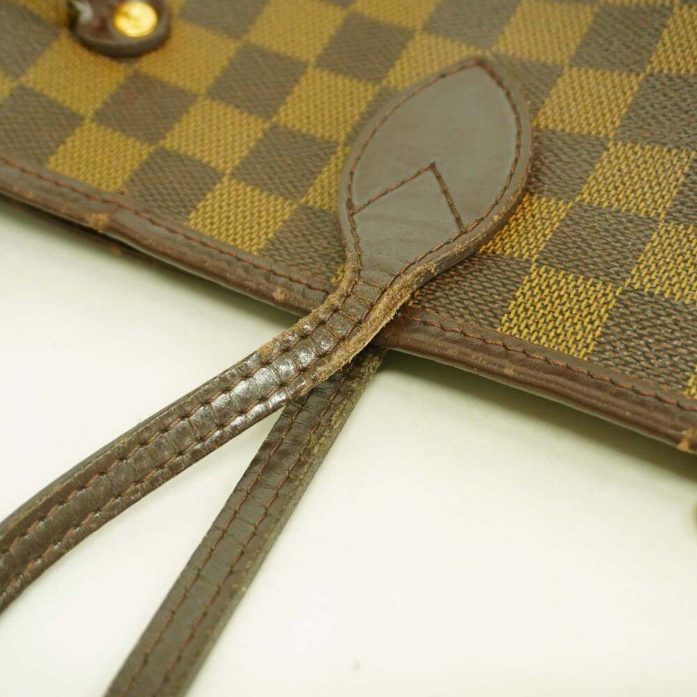 LOUIS VUITTON Brown Damier Neverfull MM Tote Bag - Picture 8 of 16